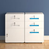 Archivo vertical Babyet Contemporáneo Archivo resistente al fuego de metal con cajones