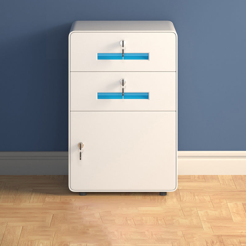 Archivo vertical Babyet Contemporáneo Archivo resistente al fuego de metal con cajones