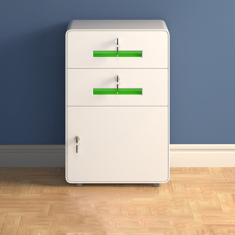 Archivo vertical Babyet Contemporáneo Archivo resistente al fuego de metal con cajones