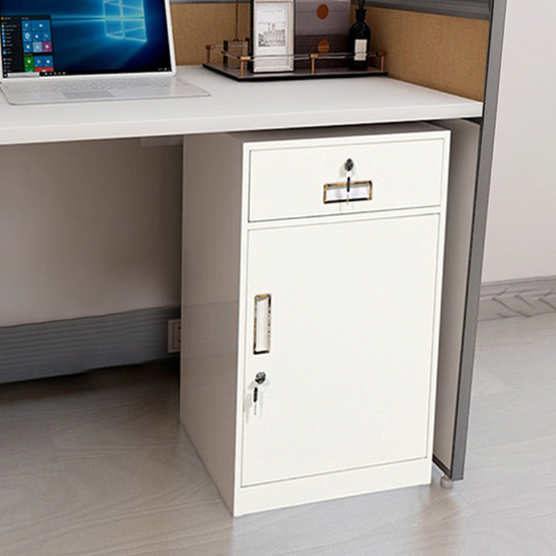 Vertical Filing Cabinet Metal Fire-Resistant File Cabinet with Storage White 1 Clearhalo 'Filing Cabinets' 'filling_cabinets' 'furn' 'furn_filling_cabinets' 'Furniture' 'Office Furniture' 6110915