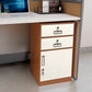 Vertical Filing Cabinet Metal Fire-Resistant File Cabinet with Storage Coffee-White 2 Clearhalo 'Filing Cabinets' 'filling_cabinets' 'furn' 'furn_filling_cabinets' 'Furniture' 'Office Furniture' 6110927