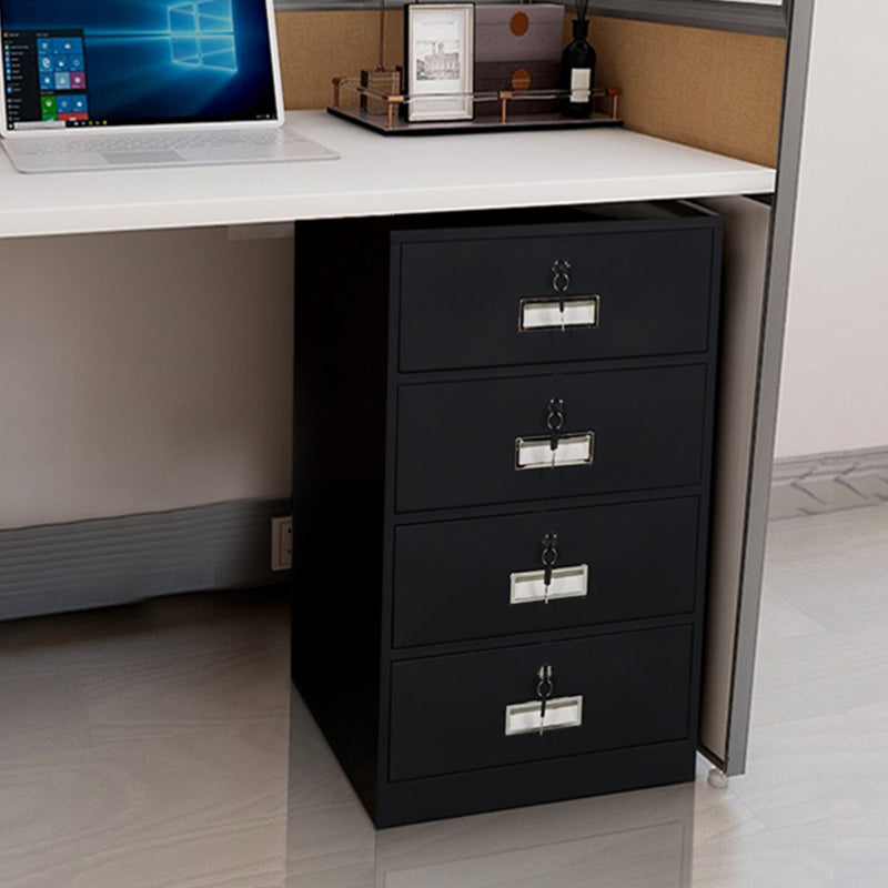 Vertical Filing Cabinet Metal Fire-Resistant File Cabinet with Storage Black 4 Clearhalo 'Filing Cabinets' 'filling_cabinets' 'furn' 'furn_filling_cabinets' 'Furniture' 'Office Furniture' 6110928
