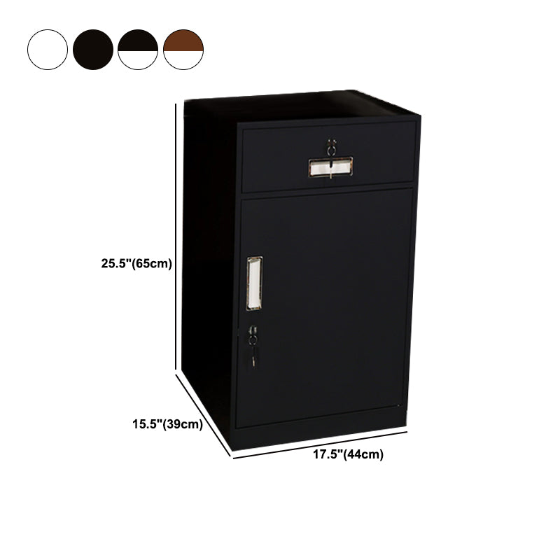 Vertical Filing Cabinet Metal Fire-Resistant File Cabinet with Storage Clearhalo 'Filing Cabinets' 'filling_cabinets' 'furn' 'furn_filling_cabinets' 'Furniture' 'Office Furniture' 6110934