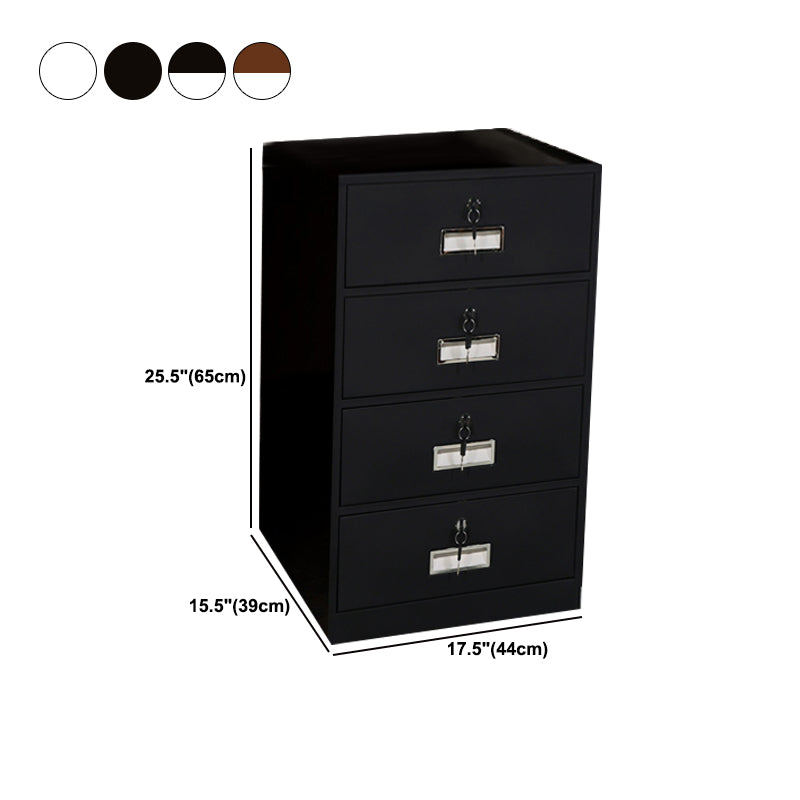 Vertical Filing Cabinet Metal Fire-Resistant File Cabinet with Storage Clearhalo 'Filing Cabinets' 'filling_cabinets' 'furn' 'furn_filling_cabinets' 'Furniture' 'Office Furniture' 6110935