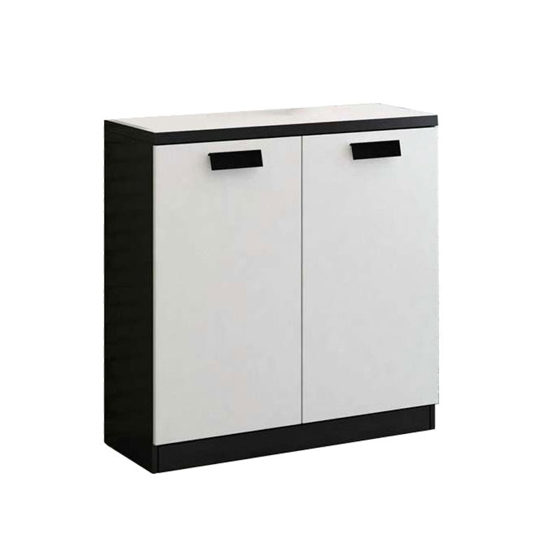 Wood Filing Cabinet Contemporary File Cabinet with Storage for Home or Office Black-White 2 Clearhalo 'Filing Cabinets' 'filling_cabinets' 'furn' 'furn_filling_cabinets' 'Furniture' 'Office Furniture' 6110940