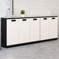 Wood Filing Cabinet Contemporary File Cabinet with Storage for Home or Office Clearhalo 'Filing Cabinets' 'filling_cabinets' 'furn' 'furn_filling_cabinets' 'Furniture' 'Office Furniture' 6110942