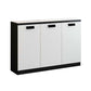 Wood Filing Cabinet Contemporary File Cabinet with Storage for Home or Office Black-White 3 Clearhalo 'Filing Cabinets' 'filling_cabinets' 'furn' 'furn_filling_cabinets' 'Furniture' 'Office Furniture' 6110948
