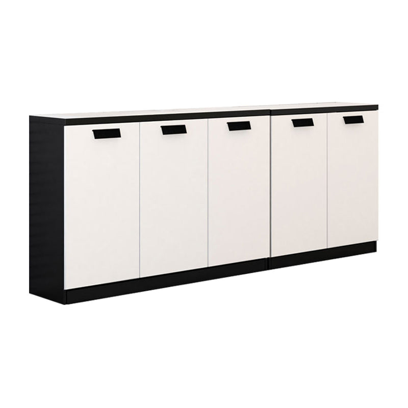 Wood Filing Cabinet Contemporary File Cabinet with Storage for Home or Office Black-White 5 Clearhalo 'Filing Cabinets' 'filling_cabinets' 'furn' 'furn_filling_cabinets' 'Furniture' 'Office Furniture' 6110954