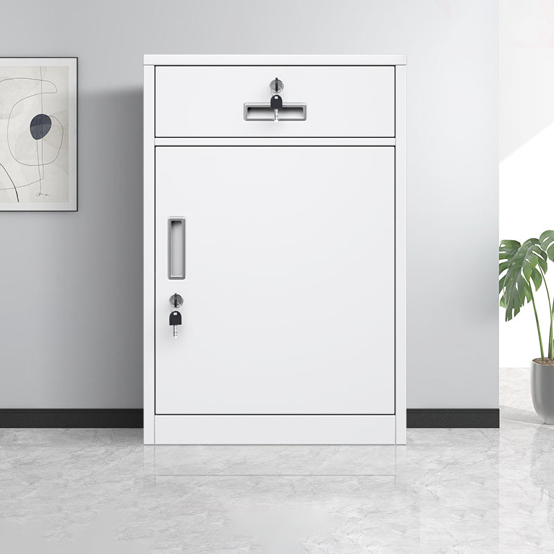 Mobile verticale di archiviazione in acciaio contemporaneo resistente al fuoco