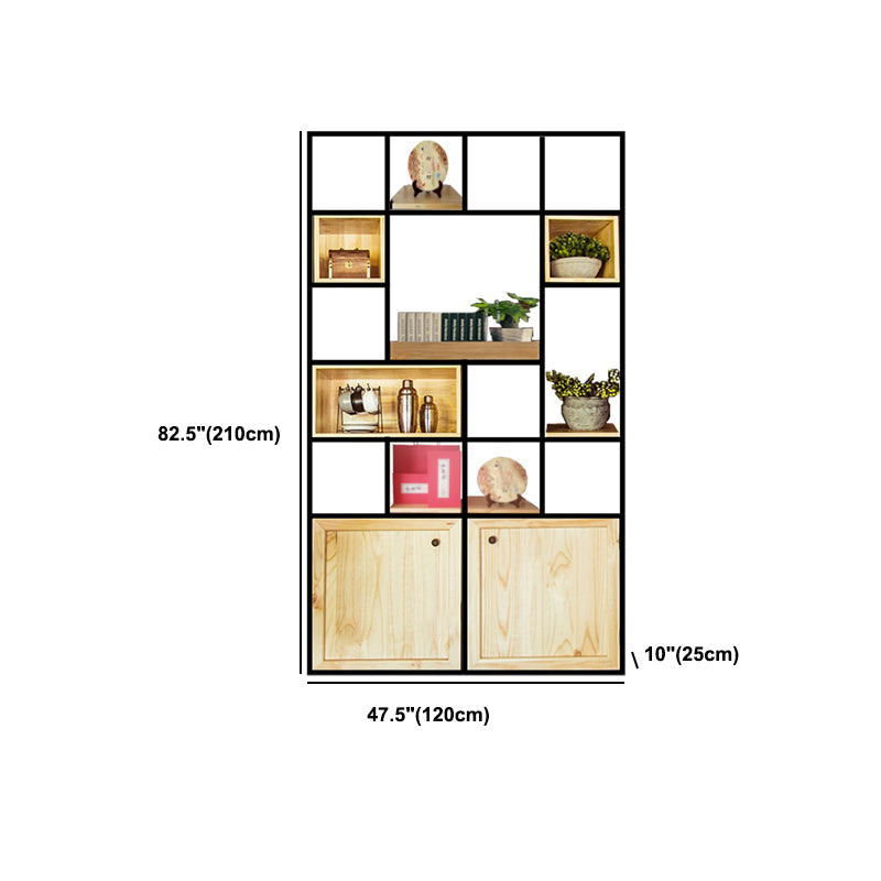 Mid-Century Modern Wine Bottle Rack Rubberwood Freestanding Wine Bottle Holder Clearhalo 'furn' 'furn_wine_racks' 'Furniture' 'Kitchen & Dining Furniture' 'Wine Racks' 'wine_racks' 6111201
