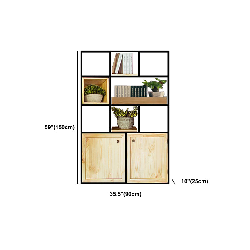 Mid-Century Modern Wine Bottle Rack Rubberwood Freestanding Wine Bottle Holder Clearhalo 'furn' 'furn_wine_racks' 'Furniture' 'Kitchen & Dining Furniture' 'Wine Racks' 'wine_racks' 6111206