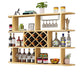 Wood Wall Mounted Modern Wine Rack Wine Stemware Holder for Home Clearhalo 'furn' 'furn_wine_racks' 'Furniture' 'Kitchen & Dining Furniture' 'Wine Racks' 'wine_racks' 6111218