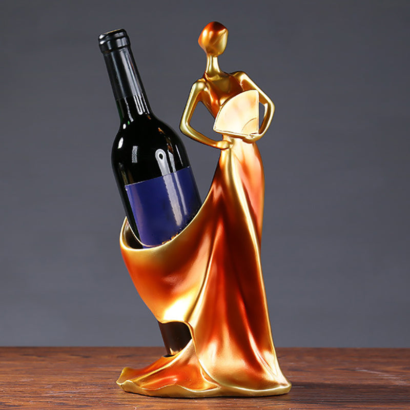 Tafelbladhars wijnflesje rek glamour fleshouder voor woonkamer