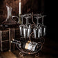Glam Tabletop Wine Holder Rack Metal Wine Rack Kit voor woonkamer