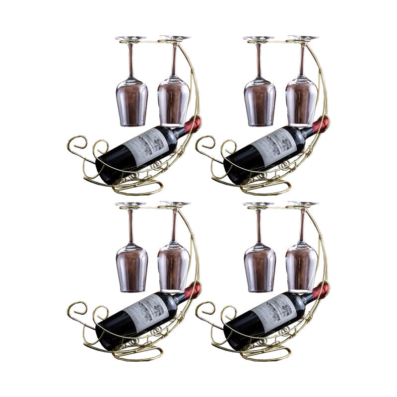 Glam Tabletop Wine Holder Rack Metal Wine Rack Kit voor woonkamer