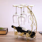 Glam Tabletop Wine Holder Rack Metal Wine Rack Kit voor woonkamer