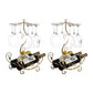 Glam Tabletop Wine Holder Rack Metal Wine Rack Kit voor woonkamer