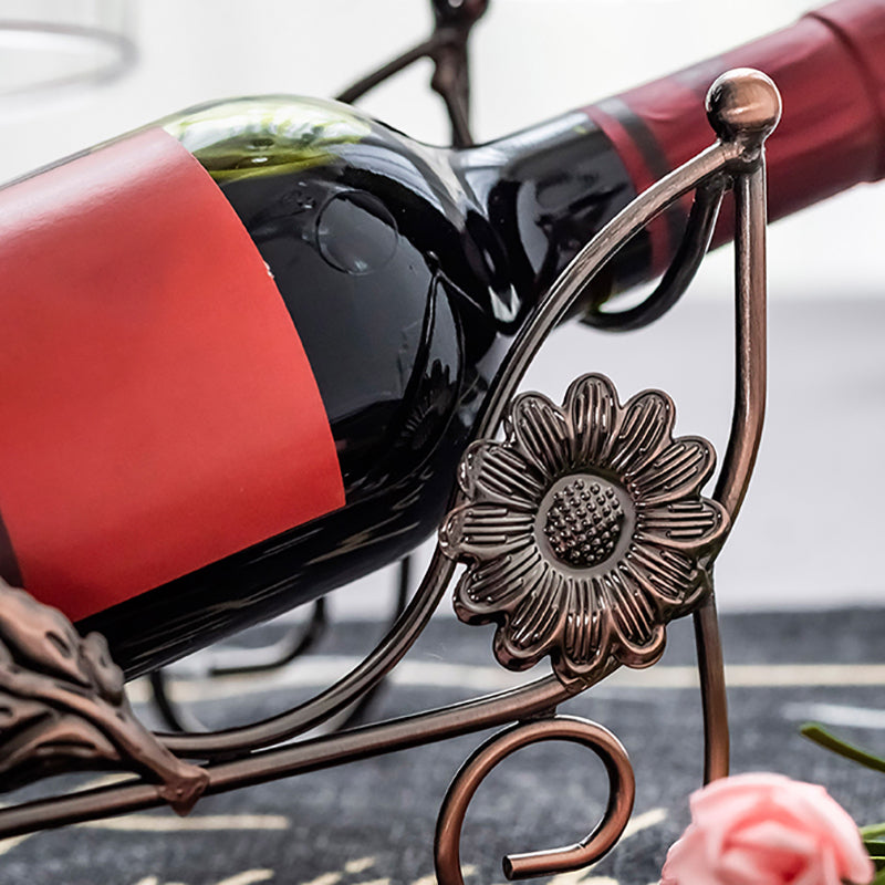 Glam Tabletop Wine Holder Rack Metal Wine Rack Kit voor woonkamer