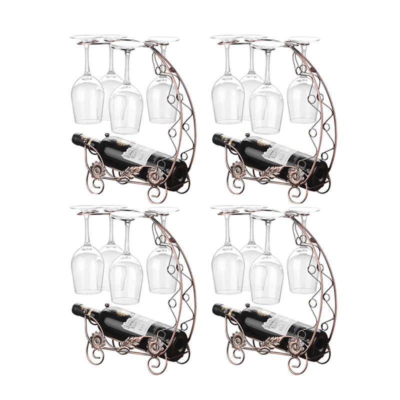 Glam Tabletop Wine Holder Rack Metal Wine Rack Kit voor woonkamer