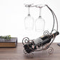 Glam Tabletop Wine Holder Rack Metal Wine Rack Kit voor woonkamer