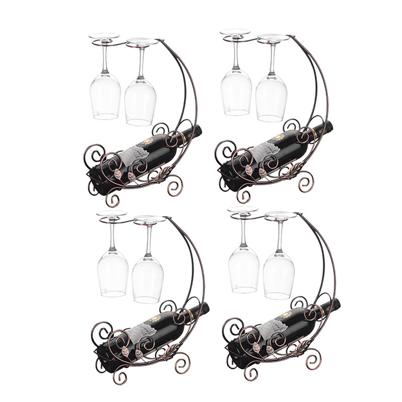 Glam Tabletop Wine Holder Rack Metal Wine Rack Kit voor woonkamer