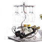 Glam Tabletop Wine Holder Rack Metal Wine Rack Kit voor woonkamer