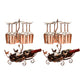 Glam Tabletop Wine Holder Rack Metal Wine Rack Kit voor woonkamer