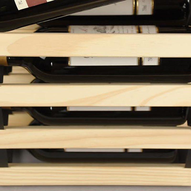 Pine Countertop Wijnfleshouder Moderne fleshouder in natuurlijk hout