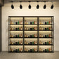Freestanding Modern Wine Racks Metal with Shelf Wine Rack Kit