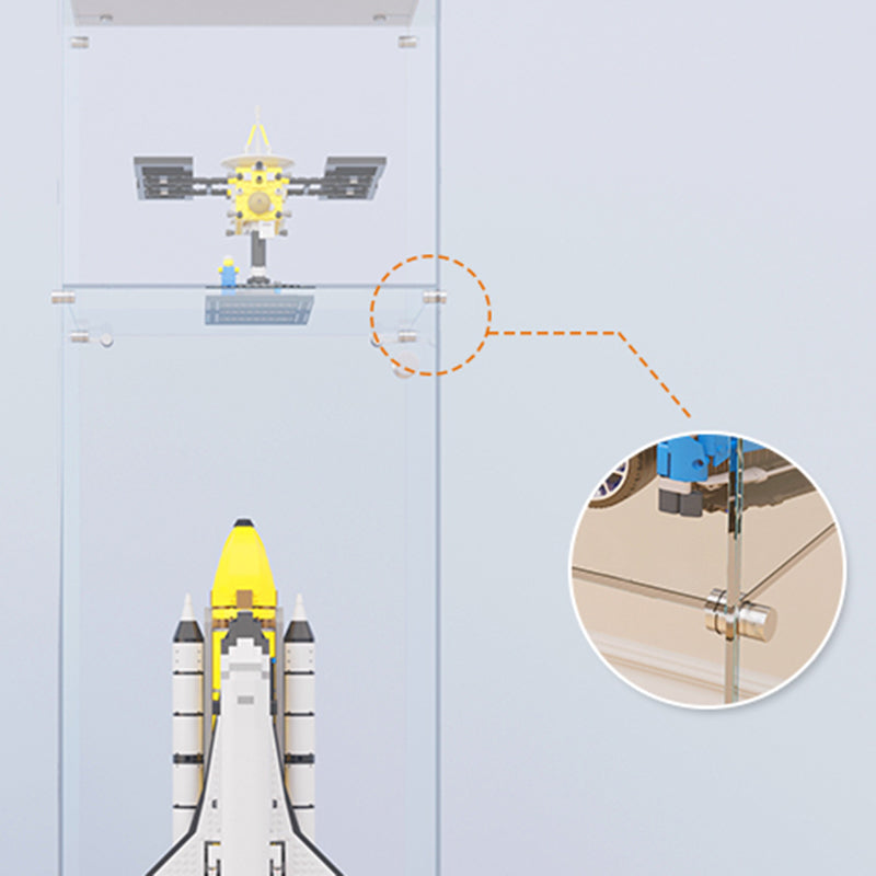 Mobile moderno a curioni in vetro temprato porte in vetro armadio per camera da letto