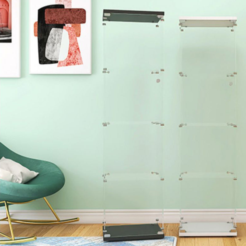 Mobile moderno a curioni in vetro temprato porte in vetro armadio per camera da letto