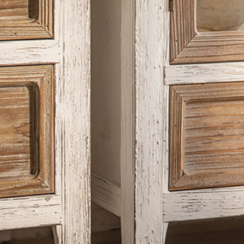 Tradizionale per il display in legno Porte in vetro armadio per la porta per la camera da letto