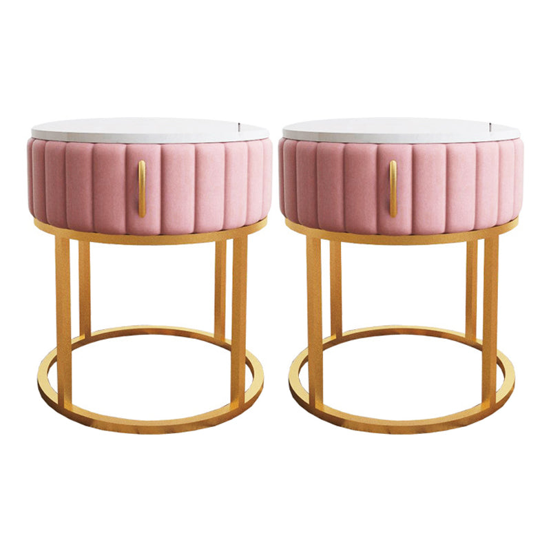 Comodino tavolo da tavolo in falda in falsa in finto contemporaneo 19,68 "