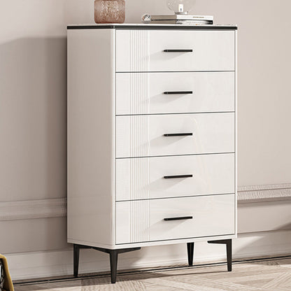 現代的なグラムストーン収納チェストホームチェスト、引き出し付きホワイト