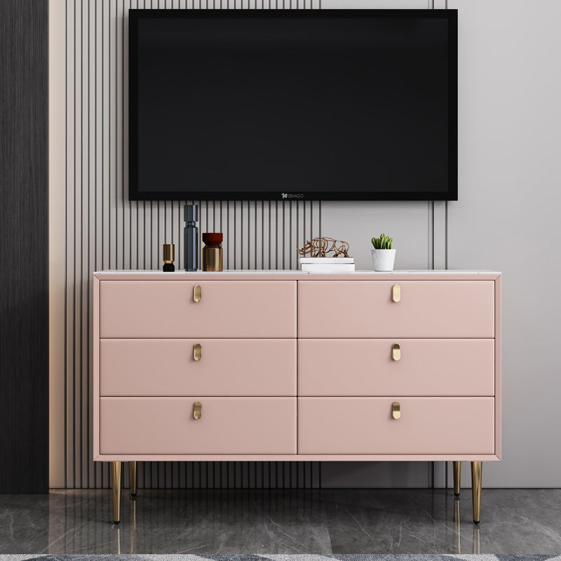 Cómoda de almacenamiento de madera Glam para dormitorio, cómoda de 16" de ancho con cajones