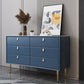 Cómoda de almacenamiento de madera Glam para dormitorio, cómoda de 16" de ancho con cajones
