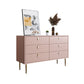 Cómoda de almacenamiento de madera Glam para dormitorio, cómoda de 16" de ancho con cajones