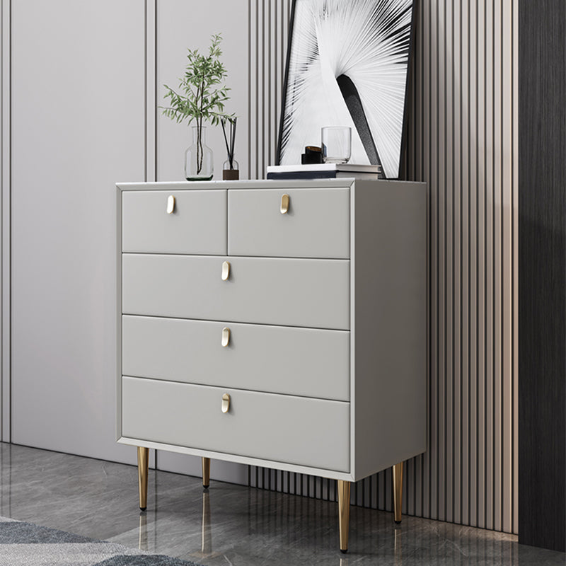 Cómoda de almacenamiento de madera Glam para dormitorio, cómoda de 16" de ancho con cajones
