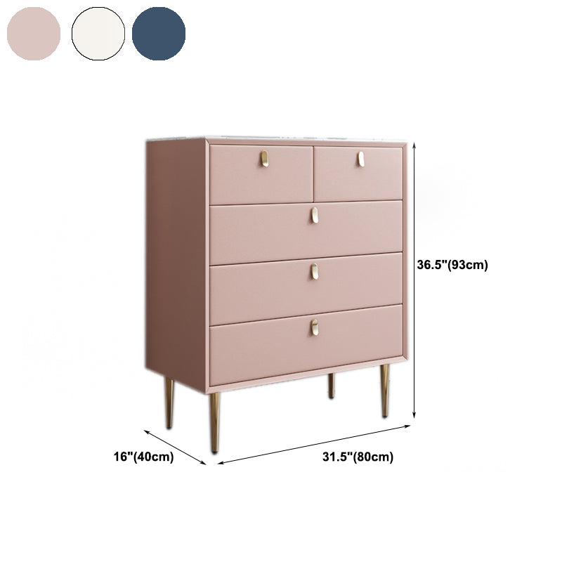 Cómoda de almacenamiento de madera Glam para dormitorio, cómoda de 16" de ancho con cajones