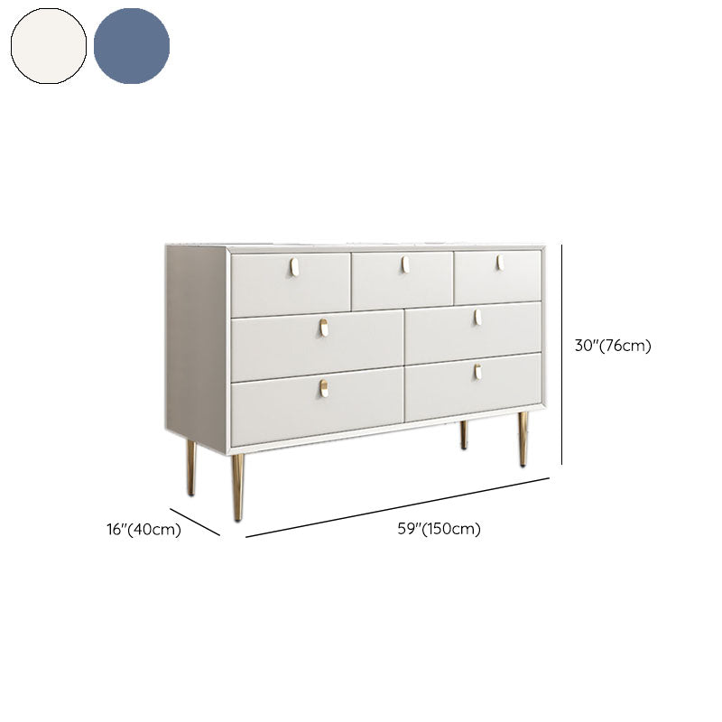 Cómoda de almacenamiento de madera Glam para dormitorio, cómoda de 16" de ancho con cajones