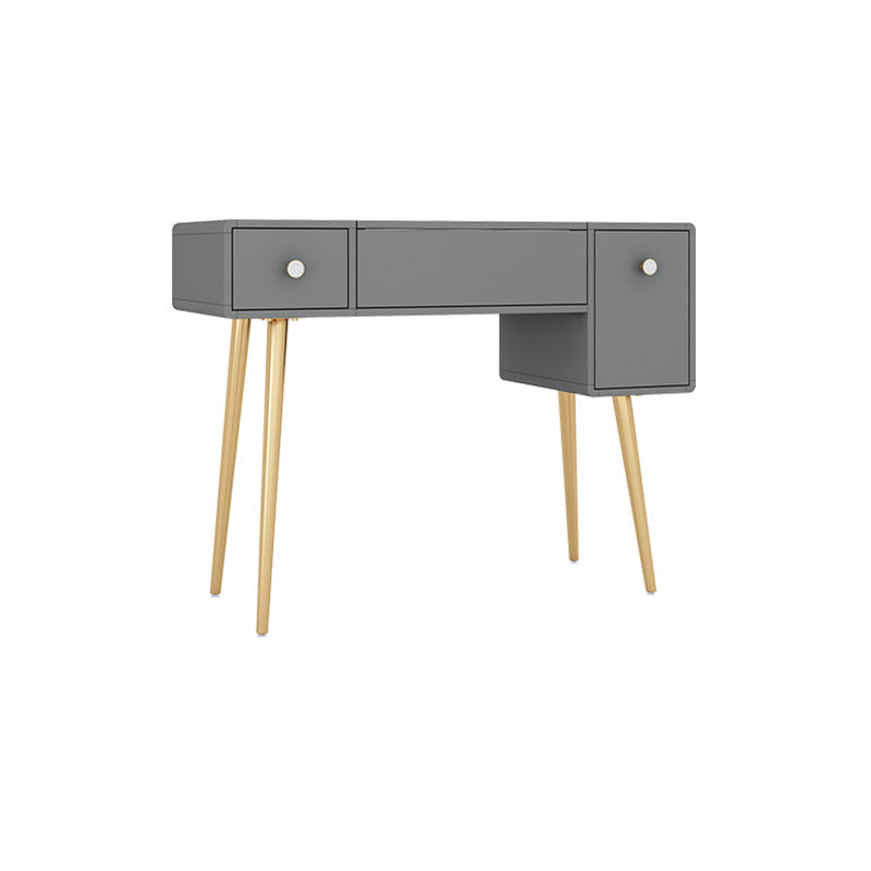 Flip-Top Vanity Set Contemporary 2 Drawers Makeup Dressing Table Clearhalo 'Bedroom Furniture' 'furn' 'furn_makeup_vanities' 'Furniture' 'Makeup Vanities' 'makeup_vanities' 6118614