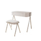 Ensemble de meuble-lavabo de 31,5 po de large à 1 tiroir avec tabouret, meuble-lavabo moderne