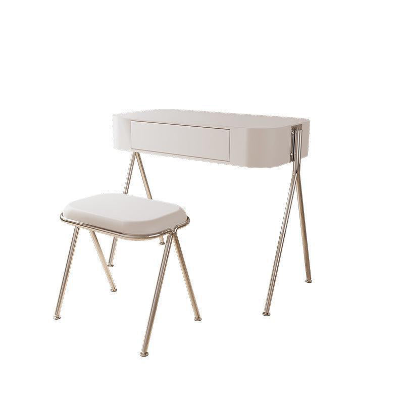 Ensemble de meuble-lavabo de 31,5 po de large à 1 tiroir avec tabouret, meuble-lavabo moderne
