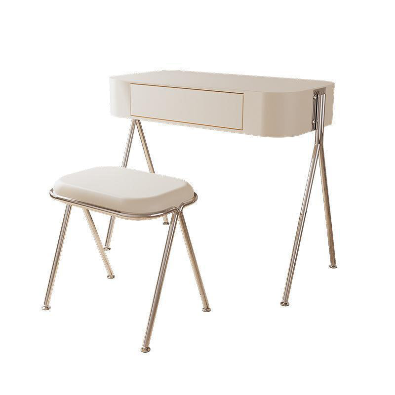 Ensemble de meuble-lavabo de 31,5 po de large à 1 tiroir avec tabouret, meuble-lavabo moderne