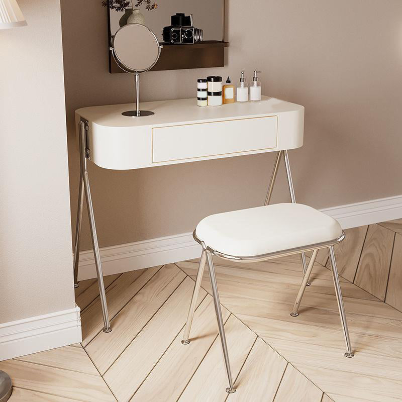 Ensemble de meuble-lavabo de 31,5 po de large à 1 tiroir avec tabouret, meuble-lavabo moderne