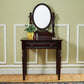 Spiegel & 1 Schubladen Make -up Eitelkeit traditioneller Holzverkederstisch