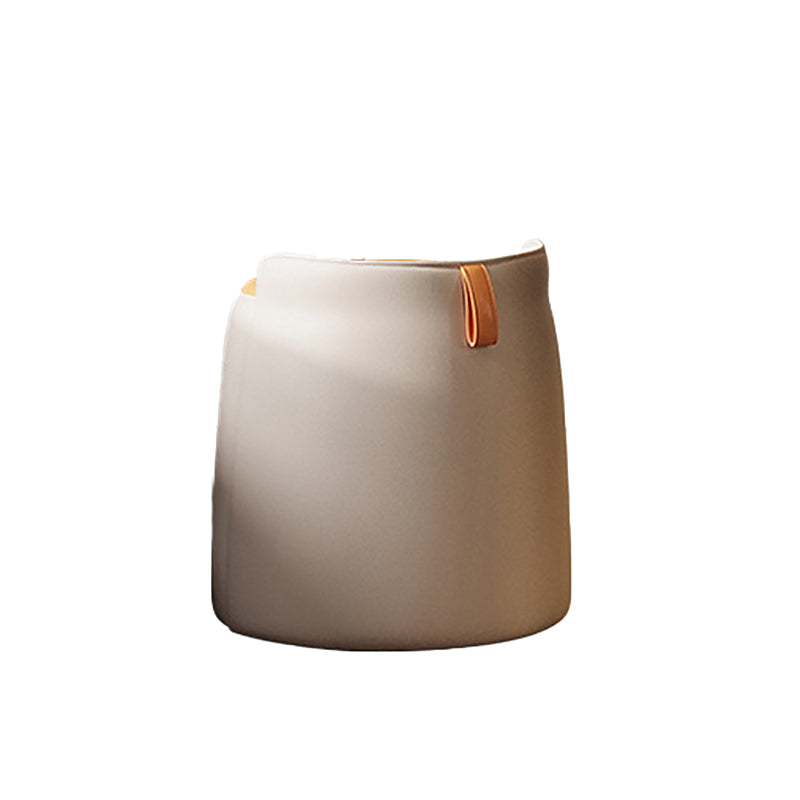 Luxuriöser Glas Waschtisch mit Spiegel & Stuhl 3 Schubladen Beige Dressing Tisch