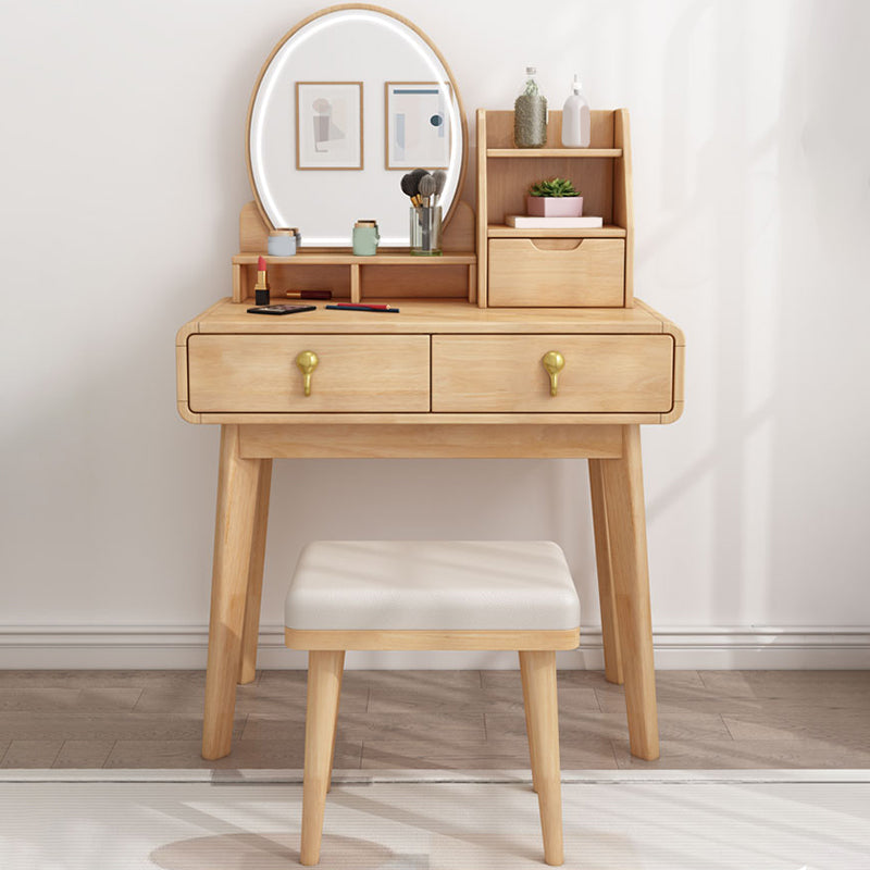 Skandinavischer Make -up -Make -up -Zähler 3 Schubladen Eitelkeitsveredelungstisch