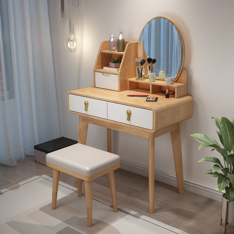 Skandinavischer Make -up -Make -up -Zähler 3 Schubladen Eitelkeitsveredelungstisch