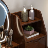 Skandinavischer Make -up -Make -up -Zähler 3 Schubladen Eitelkeitsveredelungstisch